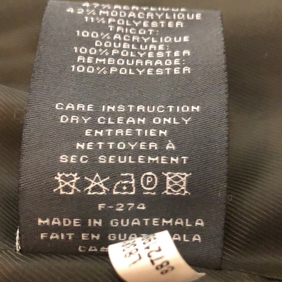 VINCE CAMUTO Hooded Faux Fur 3/4 Length 50 Percent Wool Coat XL - Picture 10 of 10